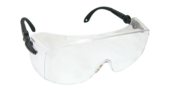 UV-Schutzbrille nach EN 170, optimiert für die fluoreszierende Magnetpulver-Rissprüfung nach EN/ISO 9934 (Magnetpulverprüfung) und 3452 (571-1, Eindringprüfung), erfüllt die Anforderungen der ISO/FDIS 3059:2012, PSA nach EN 166-0